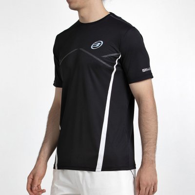 tienda de padel Madrid, tienda de padel online, tienda de padel españa, tienda de padel en linea, CAMISETA BULLPADEL CABORE NEGR