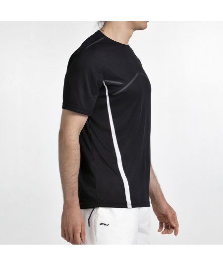 tienda de padel Madrid, tienda de padel online, tienda de padel españa, tienda de padel en linea, CAMISETA BULLPADEL CABORE NEGR