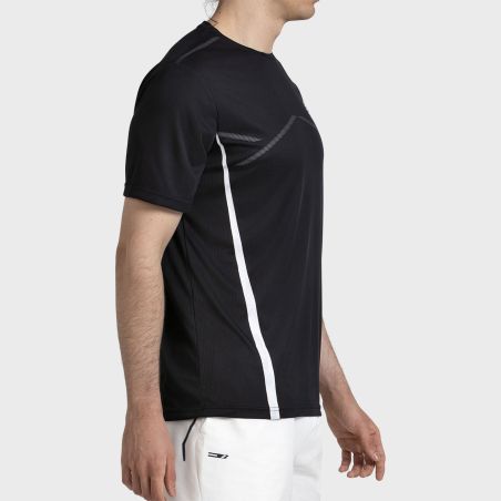 tienda de padel Madrid, tienda de padel online, tienda de padel españa, tienda de padel en linea, CAMISETA BULLPADEL CABORE NEGR