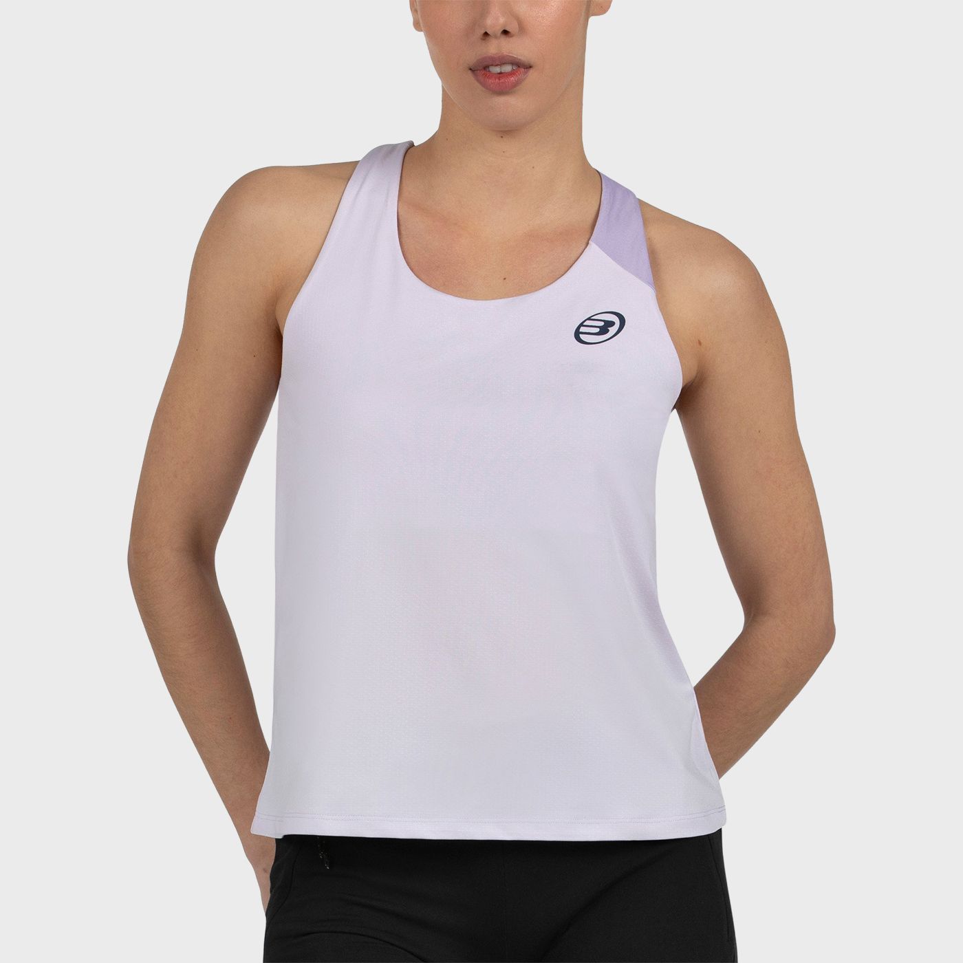 CAMISETA BULLPADEL PADO LILA PASTEL