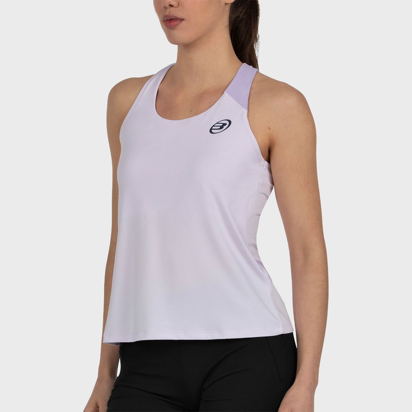 CAMISETA BULLPADEL PADO LILA PASTEL
