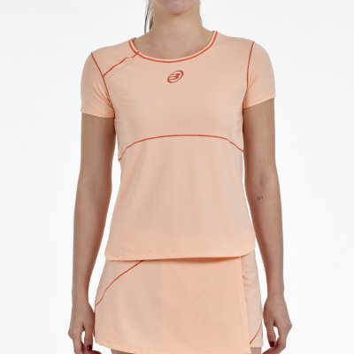 CAMISETA BULLPADEL ALBALA NARANJA PASTEL