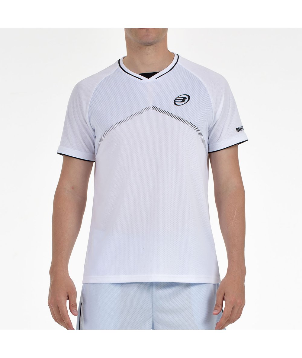 tienda de padel Madrid, tienda de padel online, tienda de padel españa, tienda de padel en linea, CAMISETA BULLPADEL CASAR BLANC