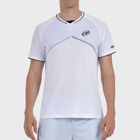tienda de padel Madrid, tienda de padel online, tienda de padel españa, tienda de padel en linea, CAMISETA BULLPADEL CASAR BLANC