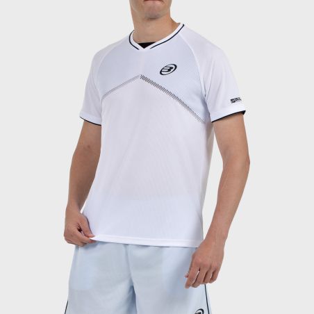 tienda de padel Madrid, tienda de padel online, tienda de padel españa, tienda de padel en linea, CAMISETA BULLPADEL CASAR BLANC