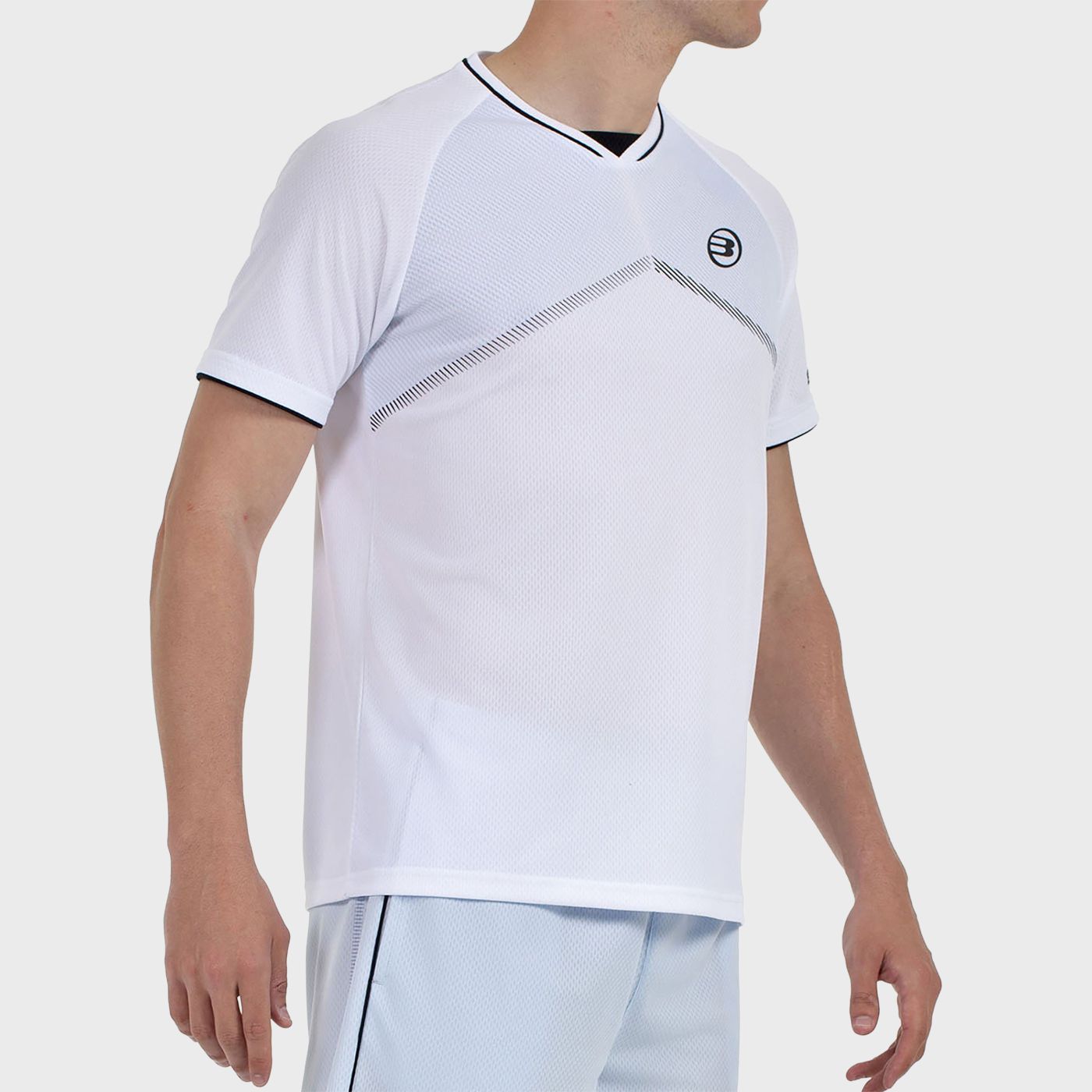 tienda de padel Madrid, tienda de padel online, tienda de padel españa, tienda de padel en linea, CAMISETA BULLPADEL CASAR BLANC