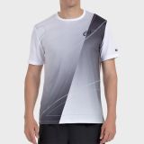 tienda de padel Madrid, tienda de padel online, tienda de padel españa, tienda de padel en linea, CAMISETA BULLPADEL CUMBRE BLAN