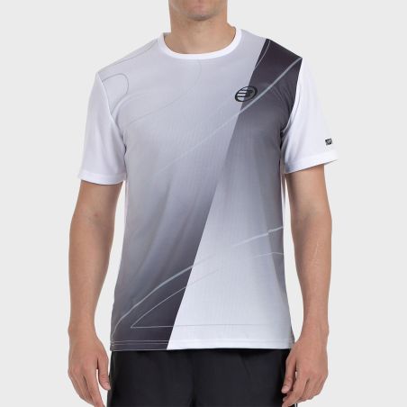 tienda de padel Madrid, tienda de padel online, tienda de padel españa, tienda de padel en linea, CAMISETA BULLPADEL CUMBRE BLAN