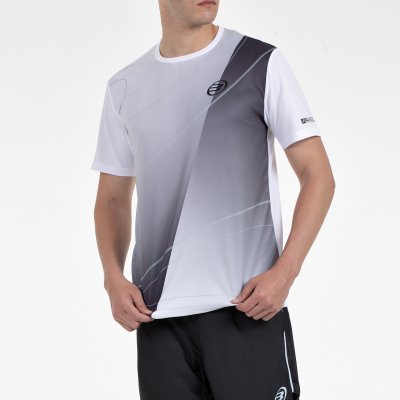 tienda de padel Madrid, tienda de padel online, tienda de padel españa, tienda de padel en linea, CAMISETA BULLPADEL CUMBRE BLAN