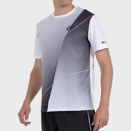 tienda de padel Madrid, tienda de padel online, tienda de padel españa, tienda de padel en linea, CAMISETA BULLPADEL CUMBRE BLAN