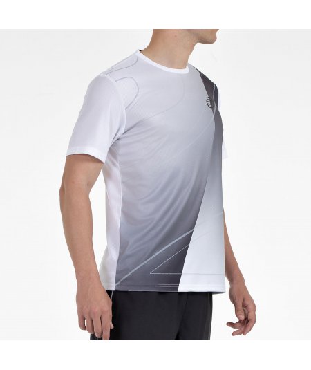 tienda de padel Madrid, tienda de padel online, tienda de padel españa, tienda de padel en linea, CAMISETA BULLPADEL CUMBRE BLAN