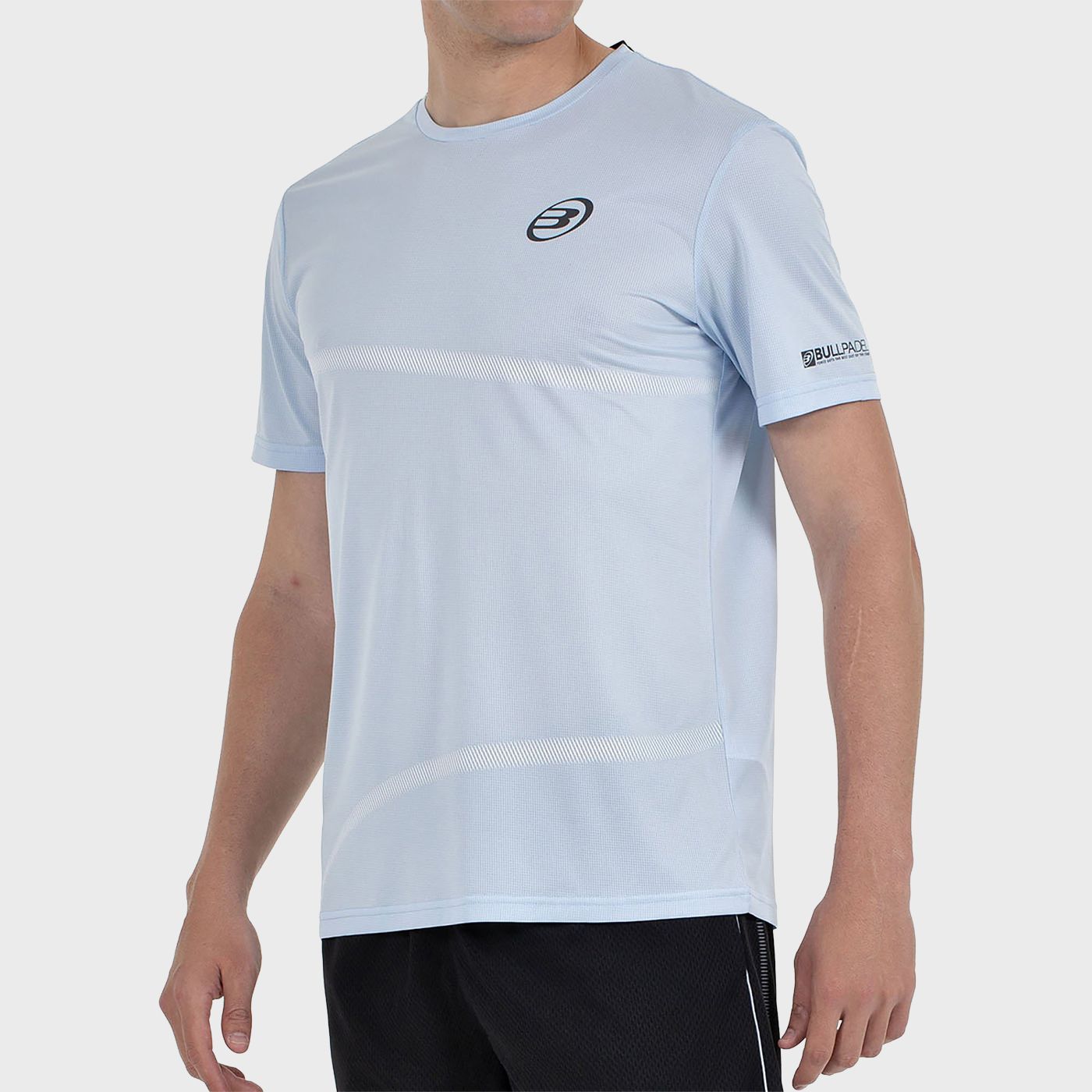 tienda de padel Madrid, tienda de padel online, tienda de padel españa, tienda de padel en linea, CAMISETA BULLPADEL CHELES AZUL