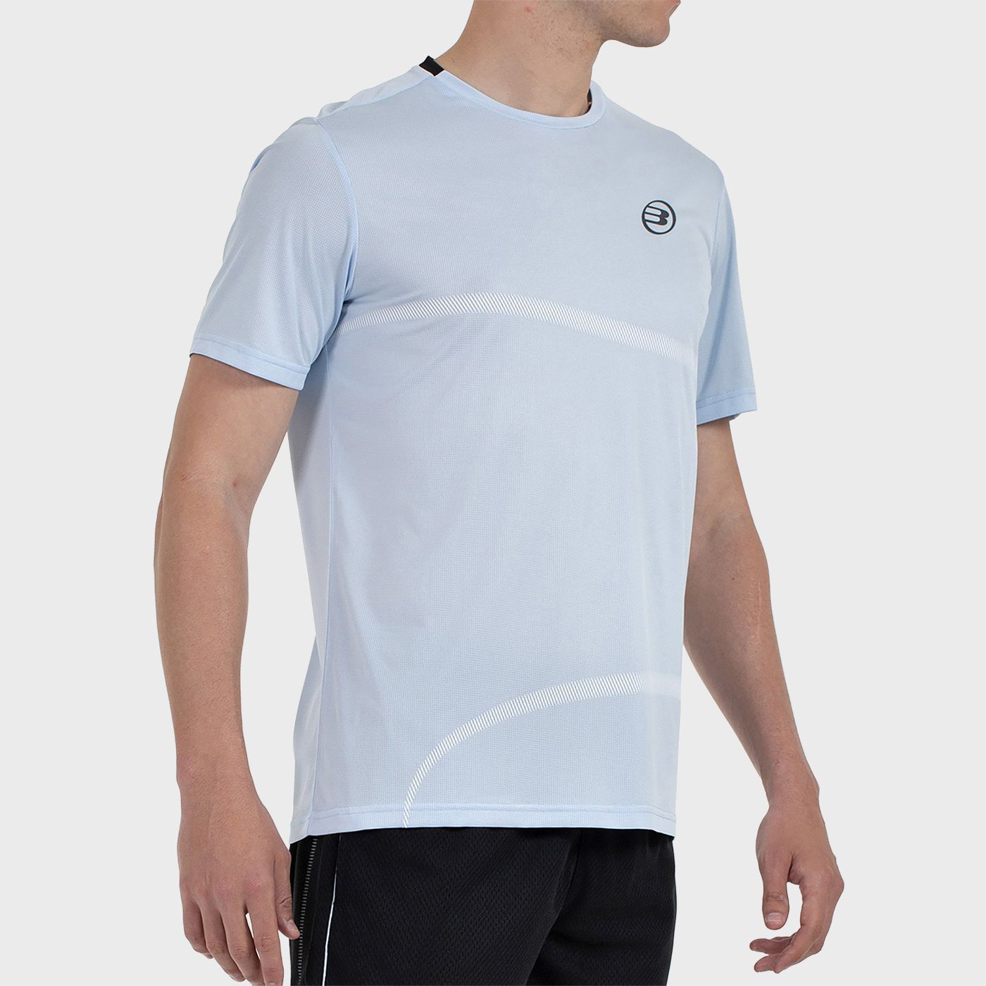 tienda de padel Madrid, tienda de padel online, tienda de padel españa, tienda de padel en linea, CAMISETA BULLPADEL CHELES AZUL