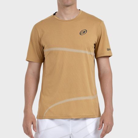 tienda de padel Madrid, tienda de padel online, tienda de padel españa, tienda de padel en linea, CAMISETA BULLPADEL CHELES OCRE