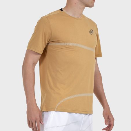 tienda de padel Madrid, tienda de padel online, tienda de padel españa, tienda de padel en linea, CAMISETA BULLPADEL CHELES OCRE
