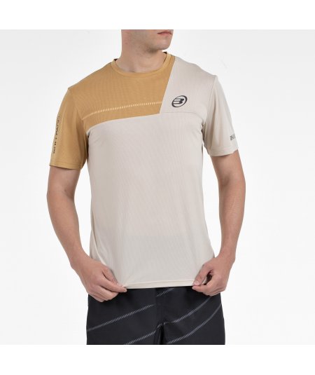 tienda de padel Madrid, tienda de padel online, tienda de padel españa, tienda de padel en linea, CAMISETA BULLPADEL CACIN BEIGE