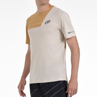 tienda de padel Madrid, tienda de padel online, tienda de padel españa, tienda de padel en linea, CAMISETA BULLPADEL CACIN BEIGE