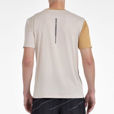 tienda de padel Madrid, tienda de padel online, tienda de padel españa, tienda de padel en linea, CAMISETA BULLPADEL CACIN BEIGE
