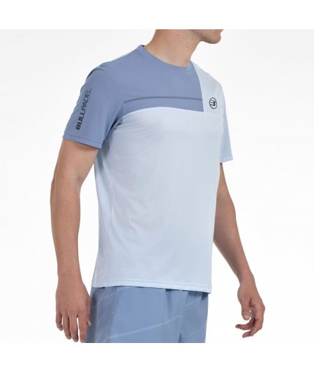 tienda de padel Madrid, tienda de padel online, tienda de padel españa, tienda de padel en linea, CAMISETA BULLPADEL CACIN AZUL 