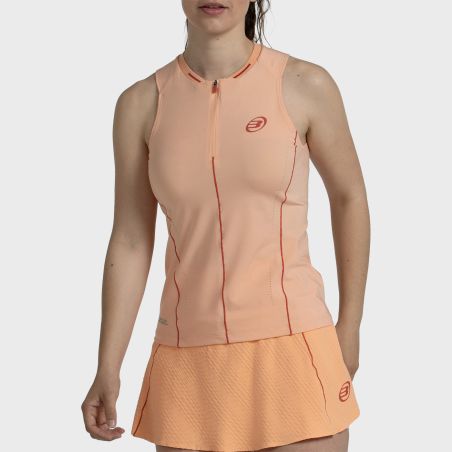 CAMISETA BULLPADEL ALDAIA NARANJA PASTEL