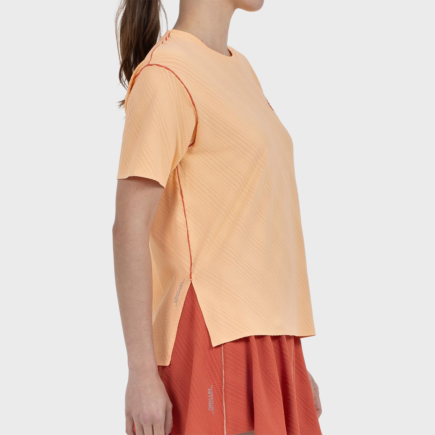 CAMISETA BULLPADEL ALMOIN NARANJA PASTEL