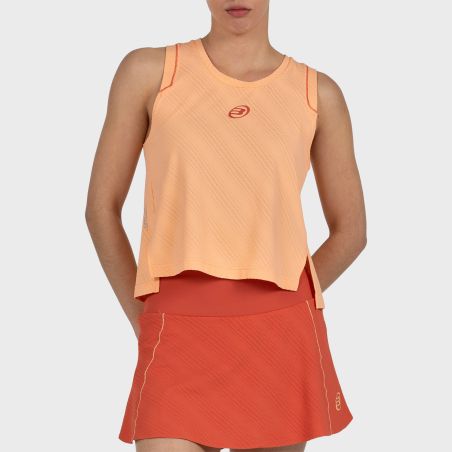 CAMISETA BULLPADEL AMALIA NARANJA PASTEL