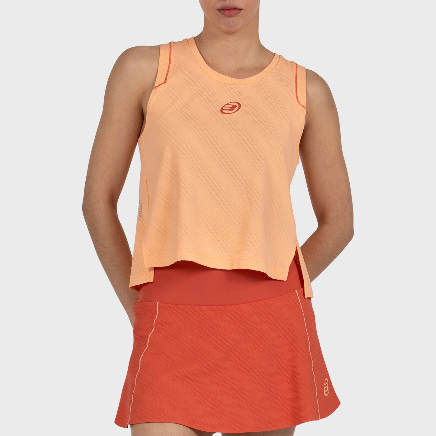CAMISETA BULLPADEL AMALIA NARANJA PASTEL