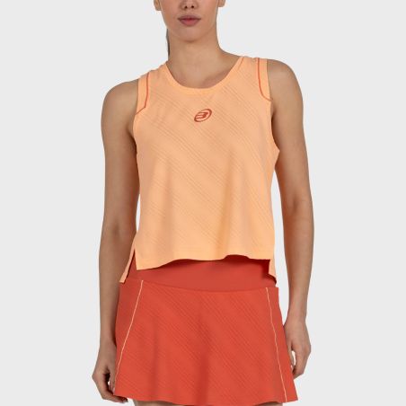 CAMISETA BULLPADEL AMALIA NARANJA PASTEL