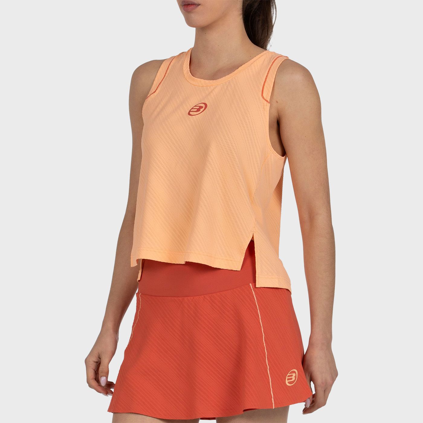 CAMISETA BULLPADEL AMALIA NARANJA PASTEL