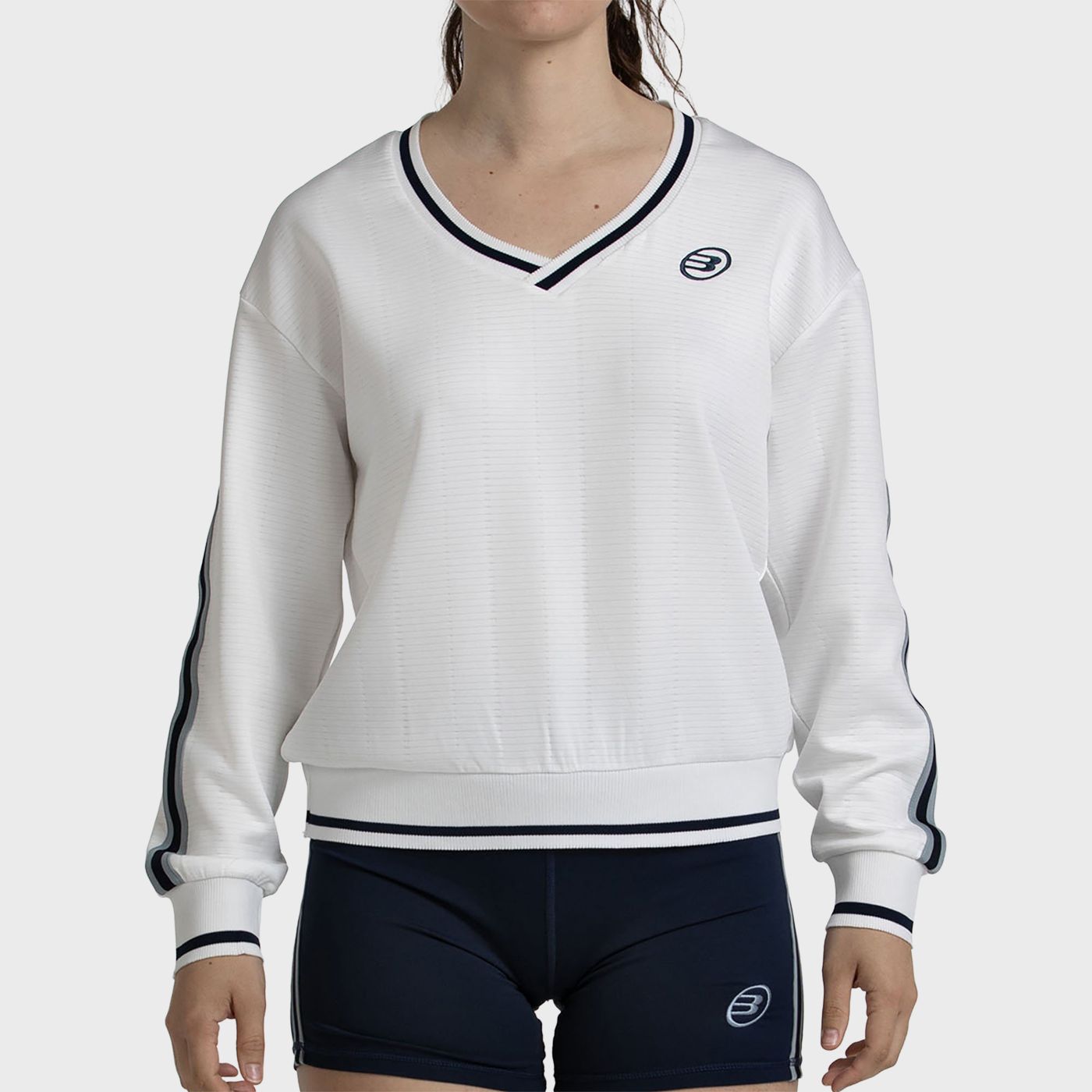 SUDADERA BULLPADEL TRAISER HUESO
