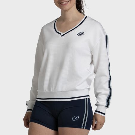 SUDADERA BULLPADEL TRAISER HUESO