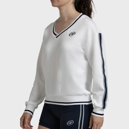 SUDADERA BULLPADEL TRAISER HUESO