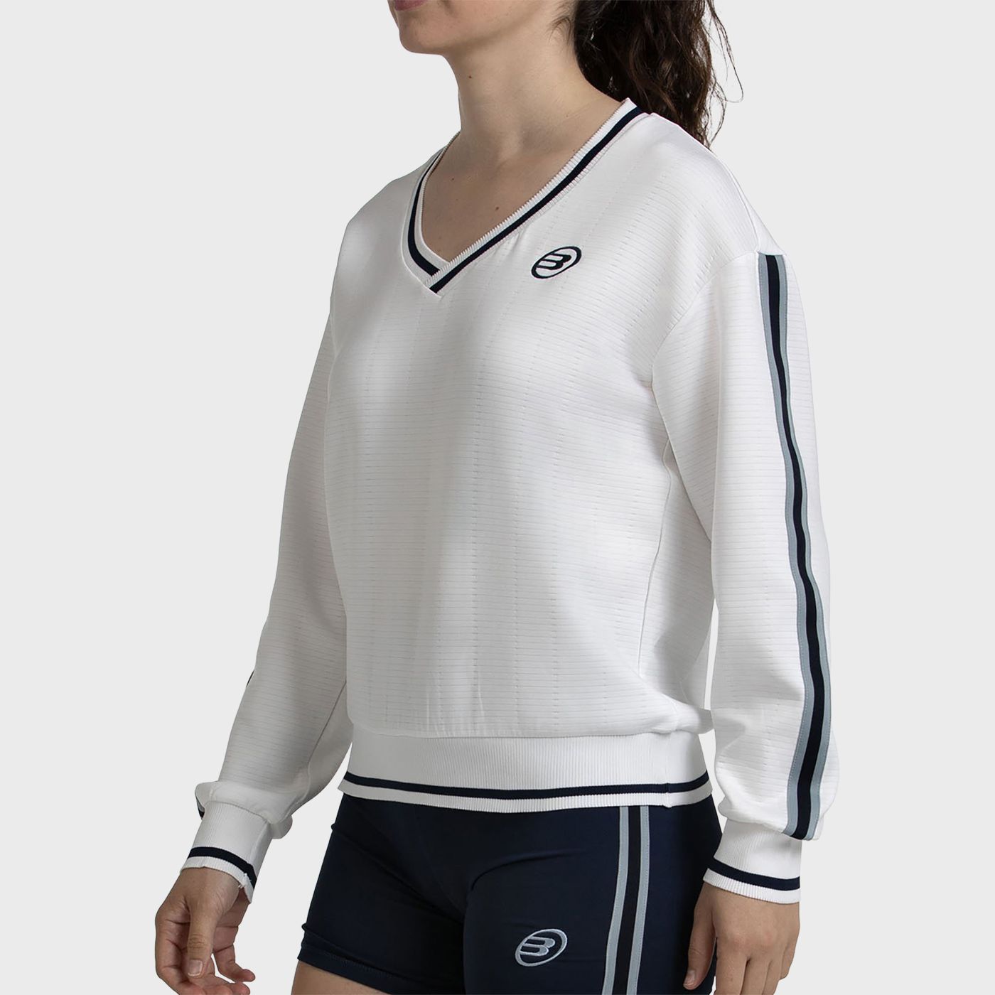 SUDADERA BULLPADEL TRAISER HUESO