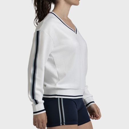 SUDADERA BULLPADEL TRAISER HUESO