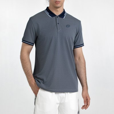 tienda de padel Madrid, tienda de padel online, tienda de padel españa, tienda de padel en linea, POLO BULLPADEL TENFE AZUL MARI