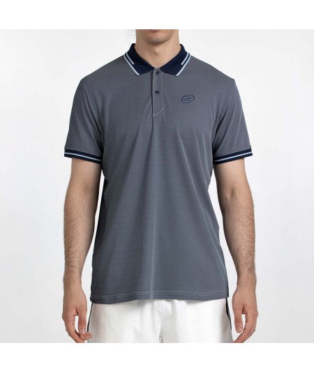 tienda de padel Madrid, tienda de padel online, tienda de padel españa, tienda de padel en linea, POLO BULLPADEL TENFE AZUL MARI