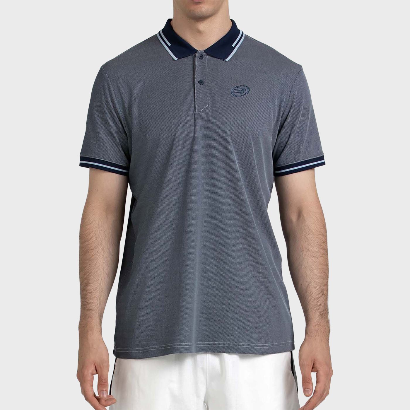POLO BULLPADEL TENFE AZUL MARINO TEJ. BICOLOR