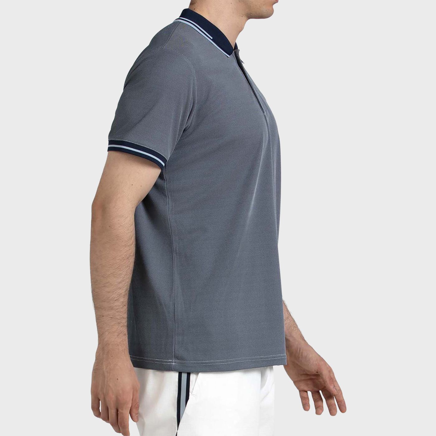 POLO BULLPADEL TENFE AZUL MARINO TEJ. BICOLOR
