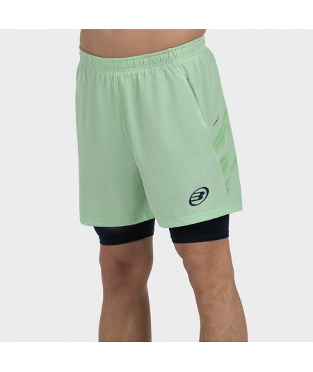 tienda de padel Madrid, tienda de padel online, tienda de padel españa, tienda de padel en linea, SHORT BULLPADEL MANSIL VERDE A