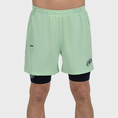tienda de padel Madrid, tienda de padel online, tienda de padel españa, tienda de padel en linea, SHORT BULLPADEL MANSIL VERDE A