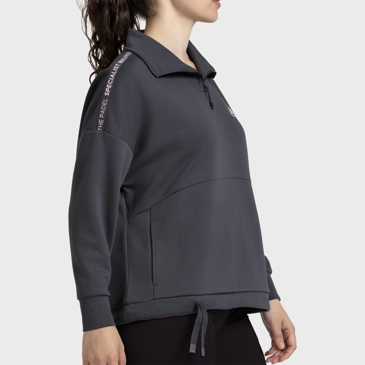 SUDADERA BULLPADEL ALASIA ANTRACITA