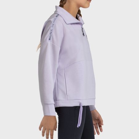 SUDADERA BULLPADEL ALASIA G LILA PASTEL