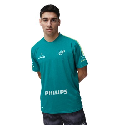 CAMISETA BULLPADEL MONTSE DN VERDE AZULADO VIGORE