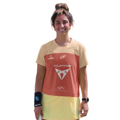 CAMISETA BULLPADEL AZABAL BG JUNIOR POMELO