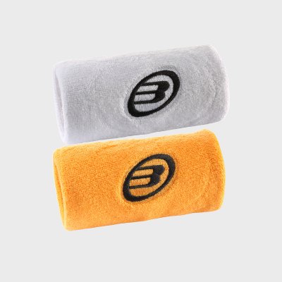 WRISTBAND BULLPADEL BPMU262 WHITE/TANGERINE
