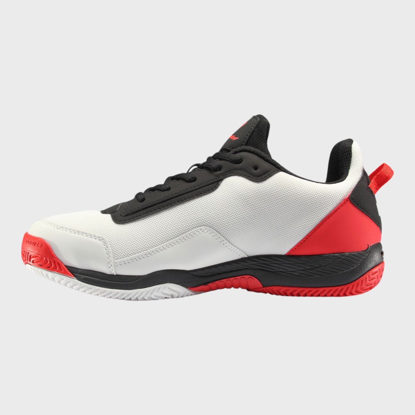 CHAUSSURE BULLPADEL BUKER JR 25V BLANC ET ROUGE