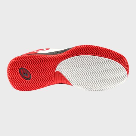 CHAUSSURE BULLPADEL BUKER JR 25V BLANC ET ROUGE
