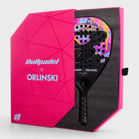 RAQUETTE BULLPADEL NEURON 02 EDGE BULLPADELSHOW 06 x ORLINSKI
