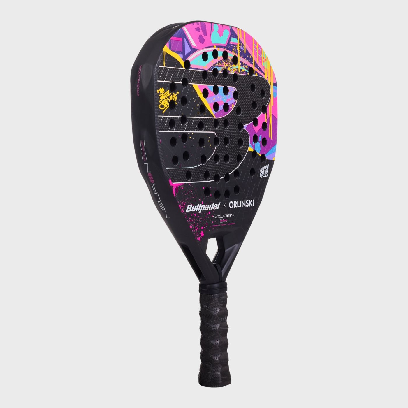 RACKET BULLPADEL NEURON 02 EDGE BULLPADELSHOW 06 x ORLINSKI