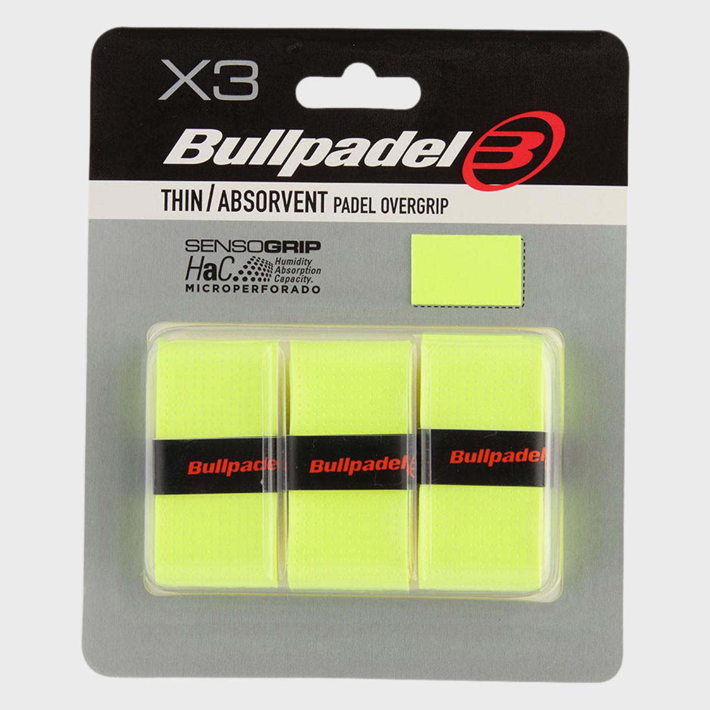 Overgrips Bullpadel GB-1705 jaune fluor